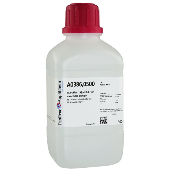 TE buffer (1X) pH 8.0 for molecular biology ml. 500