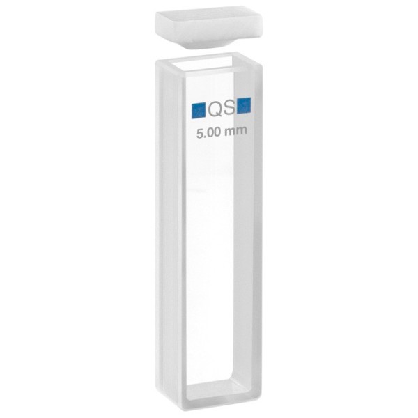 Cuvetta in quarzo High Performance con coperchio ml. 1,75 C.O. 5 mm. tipo 100-QS