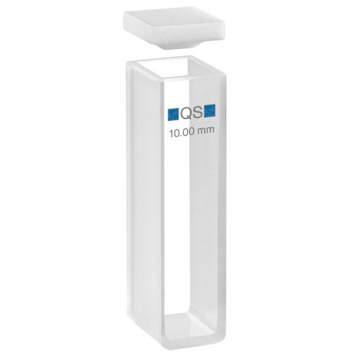 Cuvetta in quarzo High Performance con coperchio ml. 3,5 C.O. 10 mm. tipo 100-QS