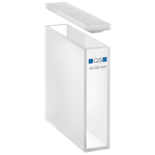 Cuvetta in quarzo High Performance con coperchio ml. 14 C.O. 40 mm. tipo 100-QS