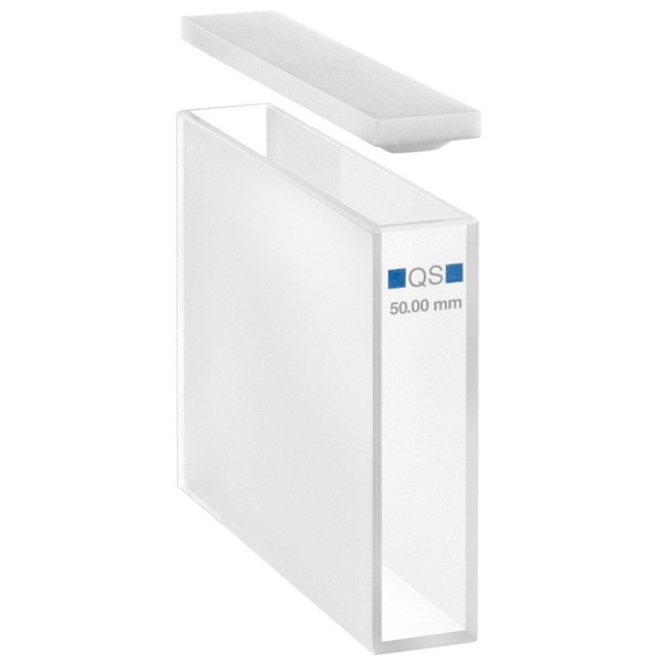 Cuvetta in quarzo High Performance con coperchio ml. 17,5 C.O. 50 mm. tipo 100-QS