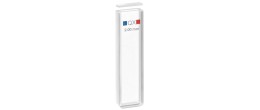 Cuvetta in quarzo extended range con coperchio ml. 0,700 C.O. 2 mm. tipo 100-QX