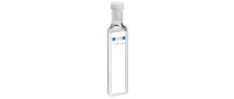 Cuvetta in quarzo High performance con tappo ml. 0,350 C.O. 1 mm. tipo 110-QS