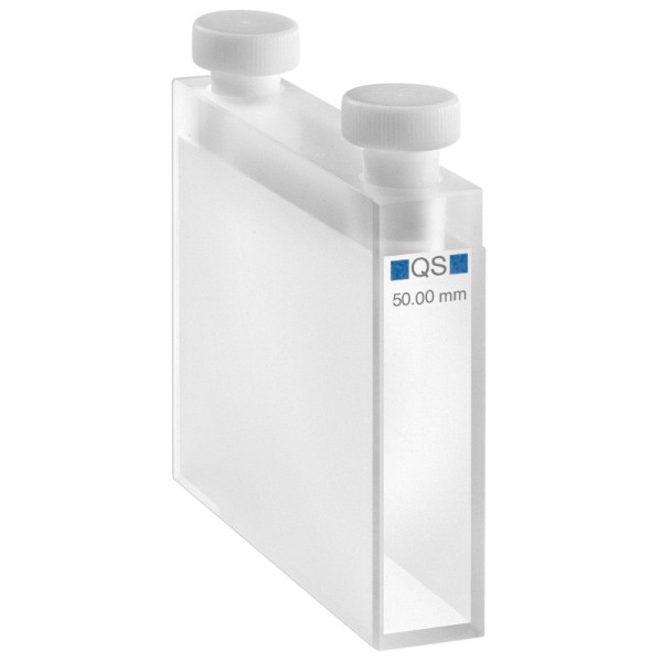 Cuvetta in quarzo High performance con tappo ml. 17,5 C.O. 50 mm. tipo 110-QS