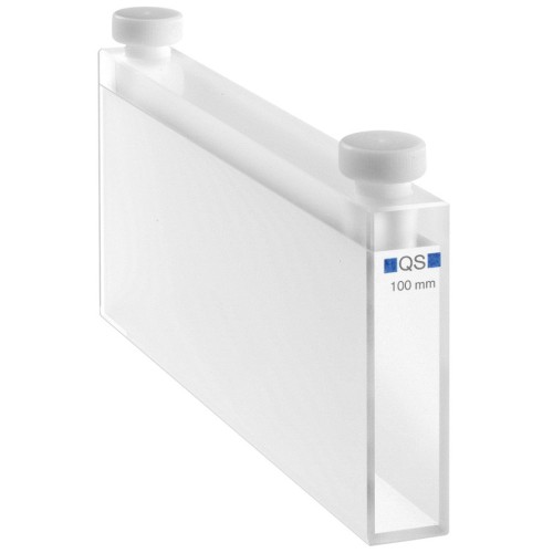 Cuvetta in quarzo High performance con tappo ml. 35 C.O. 100 mm. tipo 110-QS