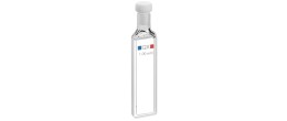 Cuvetta in quarzo extended range con tappo ml. 0,35 C.O. 1 mm. tipo 110-QX