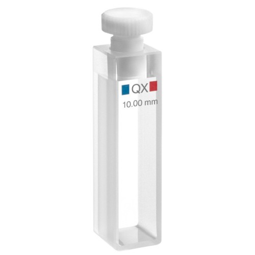 Cuvetta in quarzo extended range con tappo ml. 3,5 C.O. 10 mm. tipo 110-QX