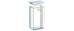 Cuvetta in vetro ottico con coperchio ml. 6 C.O. 10 mm. tipo 402.000-OG