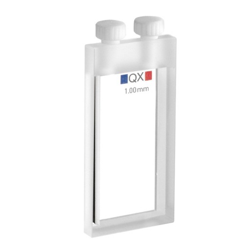 Cuvetta in quarzo extended range con tappo ml. 0,7 C.O. 1 mm. tipo 404.000-QX