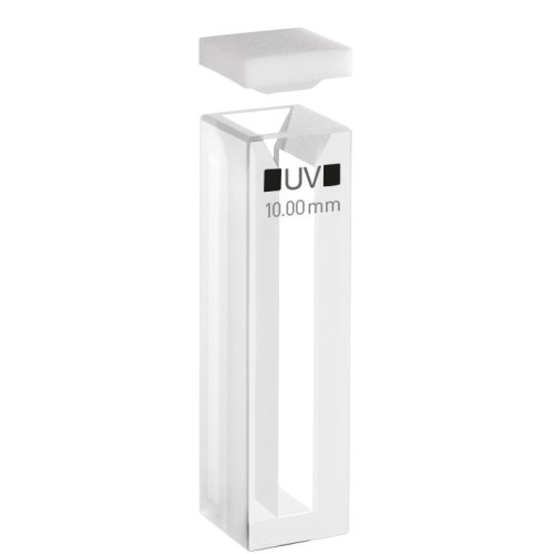 Cuvetta in quarzo con coperchio ml. 1,4 C.O. 10 mm. tipo 6040-UV