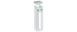 Cuvetta in vetro ottico speciale con coperchio ml. 1,4 C.O. 10 mm. tipo 104-OS