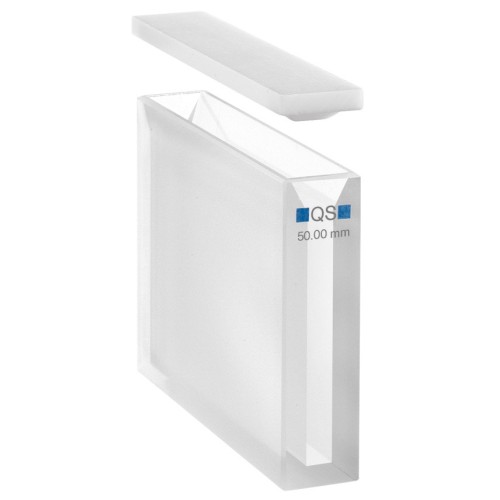 Cuvetta in quarzo high performance con coperchio ml. 7 C.O. 50 mm. tipo 104-QS