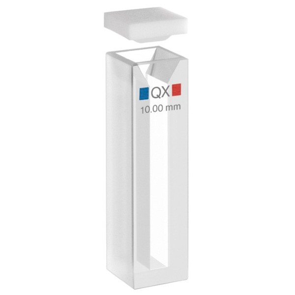 Cuvetta in quarzo extended range con coperchio ml. 1,4 C.O. 10 mm. tipo 104-QX