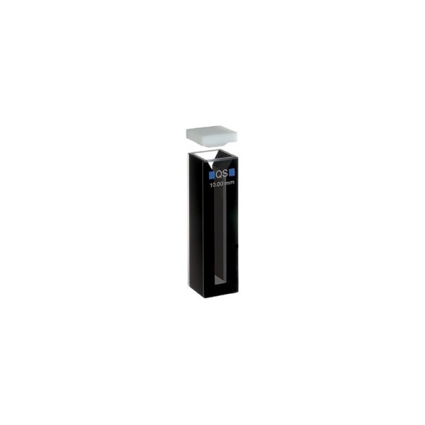 Cuvetta in quarzo high performance con coperchio ml. 1,4 C.O. 10 mm. tipo 104B-QS