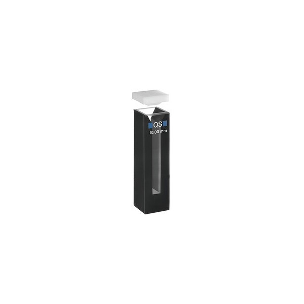 Cuvetta in quarzo high performance con coperchio ml. 1 C.O. 10 mm. tipo 108B-QS
