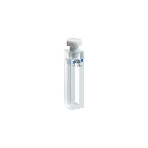 Cuvetta in quarzo high performance con tappo ml. 1,4 C.O. 10 mm. tipo 114-QS