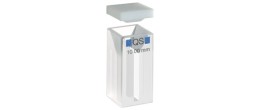 Cuvetta in quarzo high performance con coperchio ml. 0,3 C.O. 10 mm. tipo 105-QS