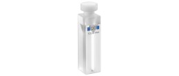 Cuvetta in quarzo high performance con tappo ml. 0,4 C.O. 10 mm. tipo 115-QS