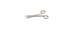 Forbici a punte dritte lame acute mm. 130