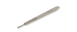 Portalame N. 4 non sterile in acciaio inox per lame 20-25