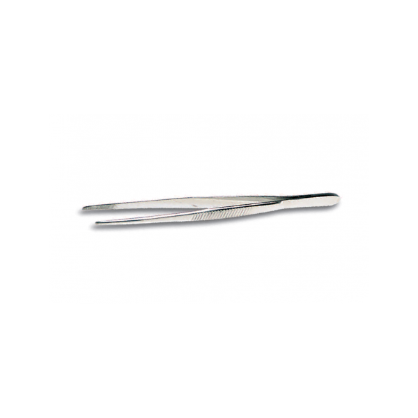 Pinzetta in acciaio inox punte arrotondate mm. 145