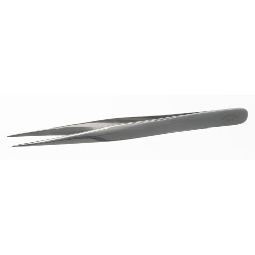 Pinzetta in acciaio inox punte dritte sottili appuntite mm. 120