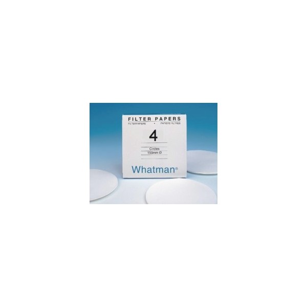 Carta da filtro grado 4 dischi diametro 42,5 mm. - confezione da 100 Carta da filtro grado 4 dischi diametro 42,5 mm. - confezione da 100