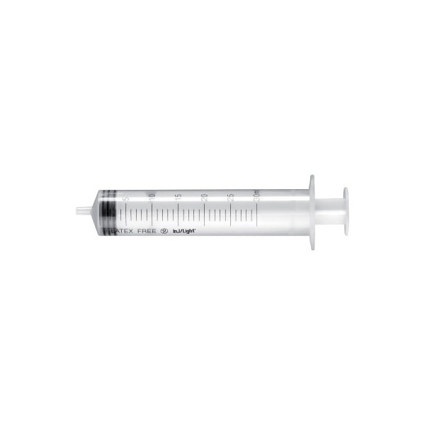 Siringhe sterili ml. 1 senza ago - cono luer lock - confezione da 100 - Inj/Light