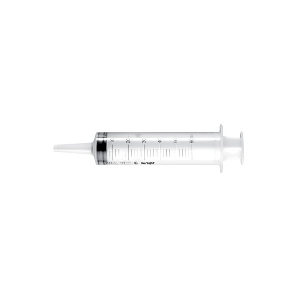 Siringhe sterili ml. 60 senza ago cono catetere - confezione da 20 - Inj/Light Siringhe sterili ml. 60 senza ago cono catetere - confezione da 20 - Inj/Light