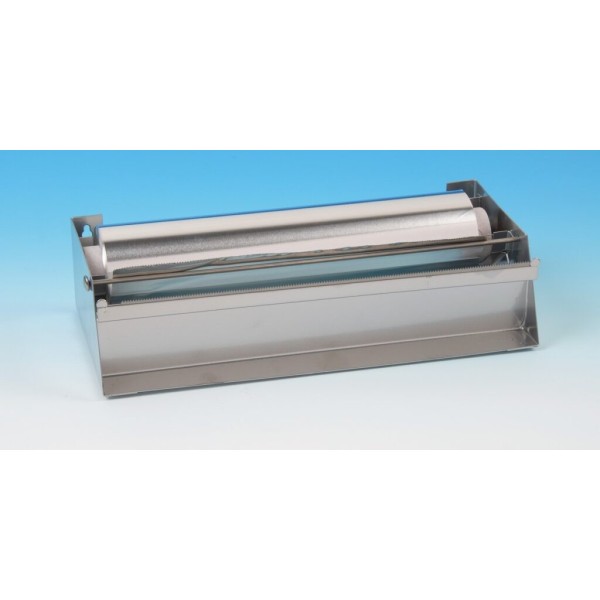 Dispenser metallico per rotoli da 30 cm. di larghezza
