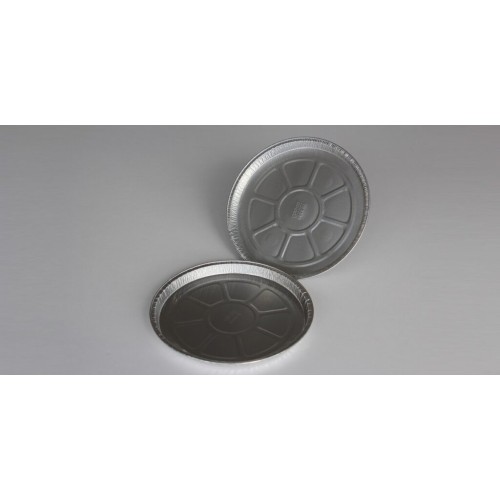 Contenitore in alluminio rotondo da 390 ml. (217x15h mm.) confezione da 100