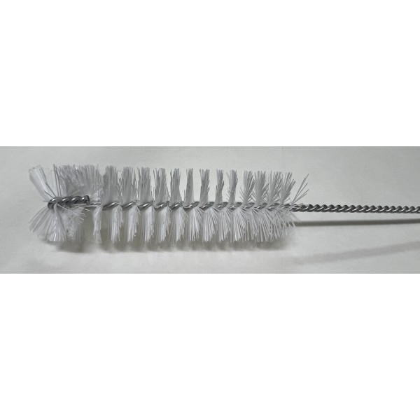 Spazzolino in nylon con terminale a forma di ventaglio mm. 30x100