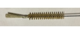 Spazzolino in setola con terminale a forma di ciuffo mm. 15x120 per burette