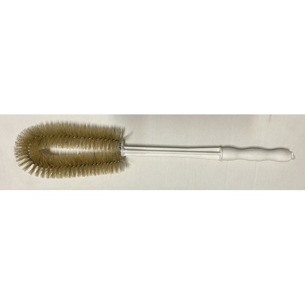 Spazzolino in setola con manico in plastica per bicchieri