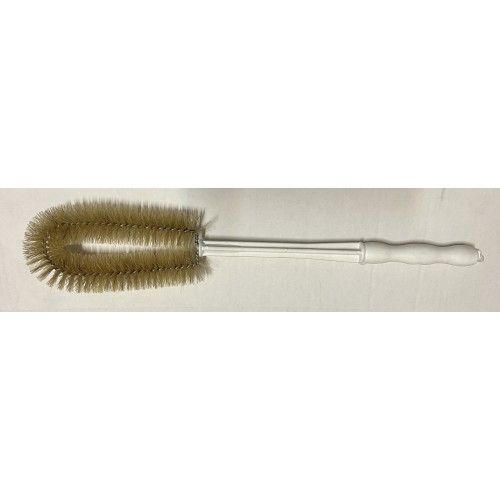 Spazzolino in setola con manico in plastica per bicchieri