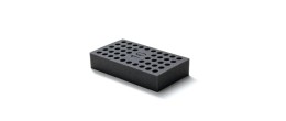 Supporto 44 posizioni per provette diametro 16 mm.
