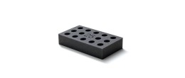 Supporto 14 posizioni per provette diametro 25 mm.