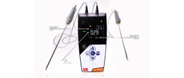Termometro portatile Temp 70 Pt 100 Vio doppio canale