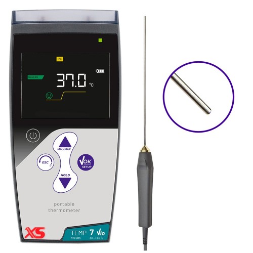 Termometro portatile Temp 7 NTC Vio - con sonda NT7L aria liquidi