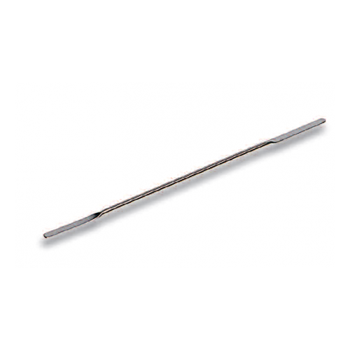 Spatola doppie palette (1 concava) inox lunghezza 150 mm. (palette 4 x 35 mm.) per polveri