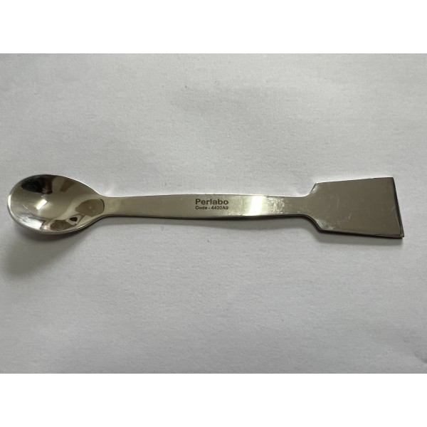 Spatola con cucchiaio inox lunghezza 120 mm. (cucchiaio 20 x 25 mm. - spatola 20 x 25 mm.)