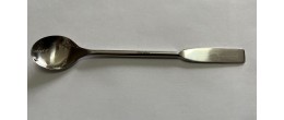 Spatola con cucchiaio inox lunghezza 180 mm. (cucchiaio 30 x 35 mm. - spatola 13 x 50 mm.)