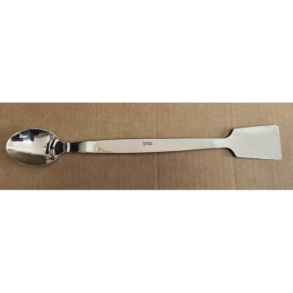 Spatola con cucchiaio inox lunghezza 300 mm. (cucchiaio 45 x 55 mm. - spatola 40 x 50 mm.)