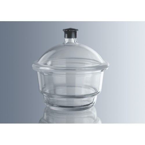 Essiccatore in vetro con pomo in plastica mm. 200