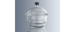 Essiccatore in vetro con pomo in plastica mm. 200