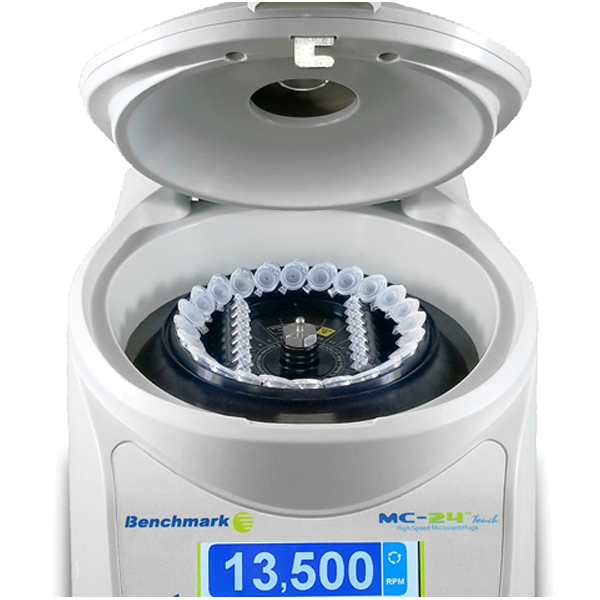 Microcentrifuga MC-24 Touch con combirotor per microprovette da 0,2/1,5/2,0 ml. o strip da 8 Microcentrifuga MC-24 Touch con combirotor per microprovette da 0,2/1,5/2,0 ml. o strip da 8