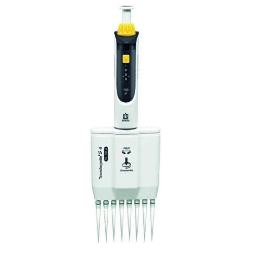 Pipetta a volume variabile da 10 a 100 ul a 8 canali - Transferpette S M8-100