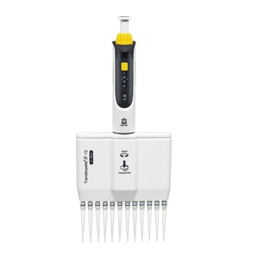 Pipetta a volume variabile da 5 a 50 ul a 12 canali - Transferpette S M12-50