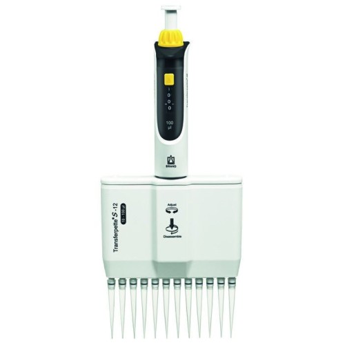 Pipetta a volume variabile da 10 a 100 ul a 12 canali - Transferpette S M12-100