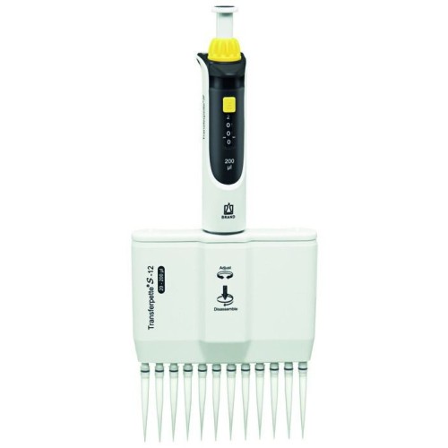 Pipetta a volume variabile da 20 a 200 ul a 12 canali - Transferpette S M12-200
